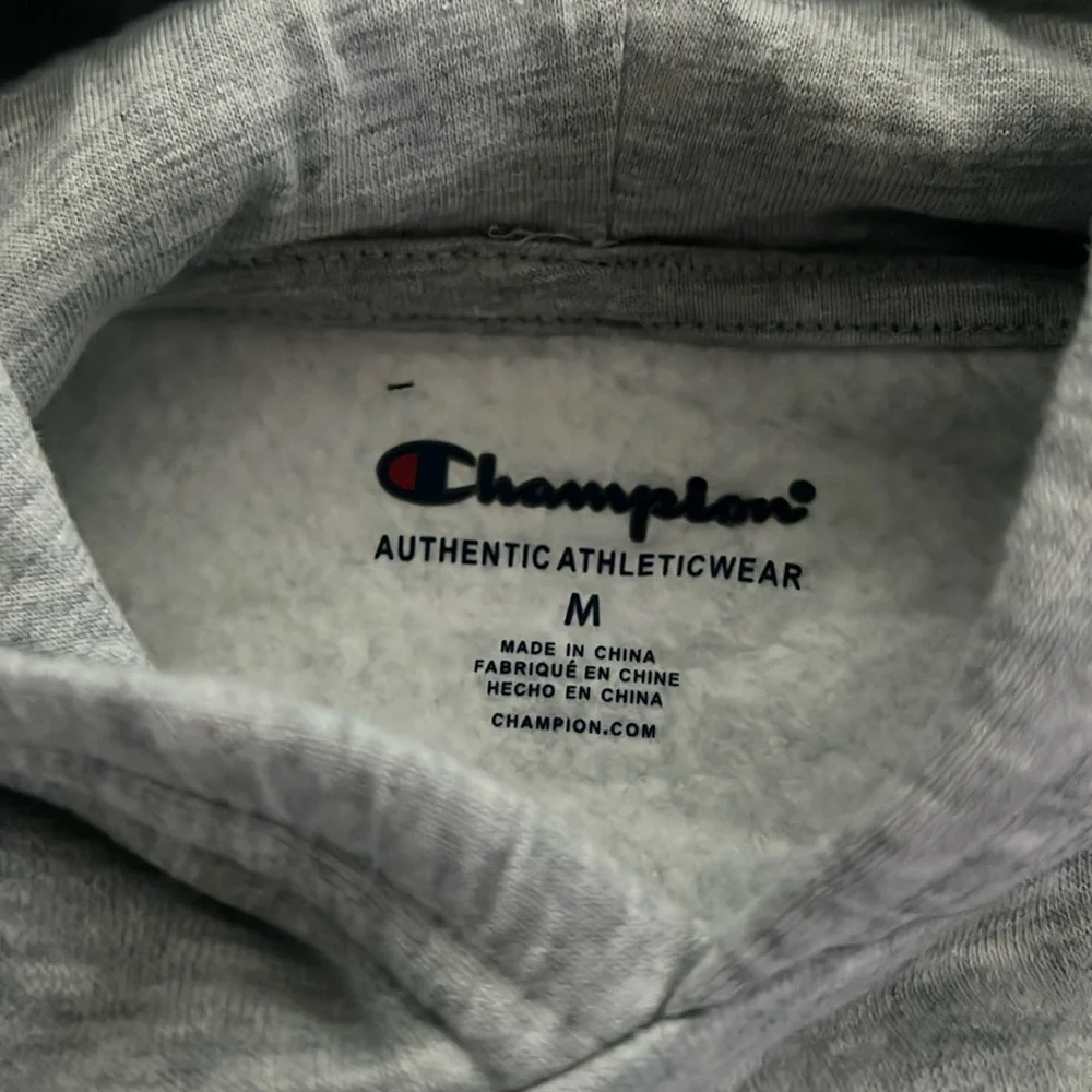NWT Champion Iridescent Fleece Hoodie in Oxford Heather Size M New w/Tag